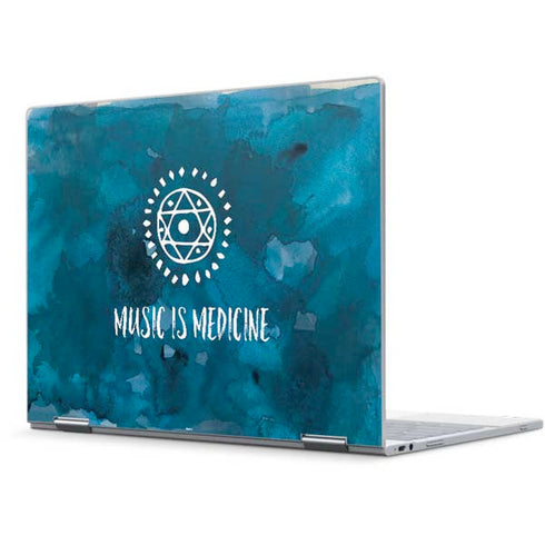 Music is Medicine Pixelbook Skin